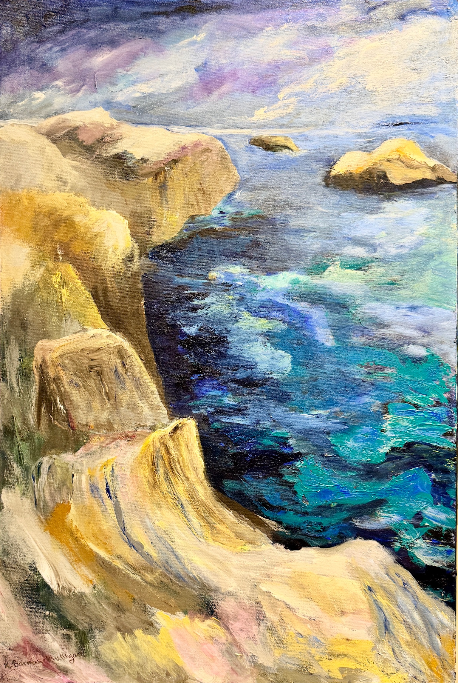 acrylic painting on canvas